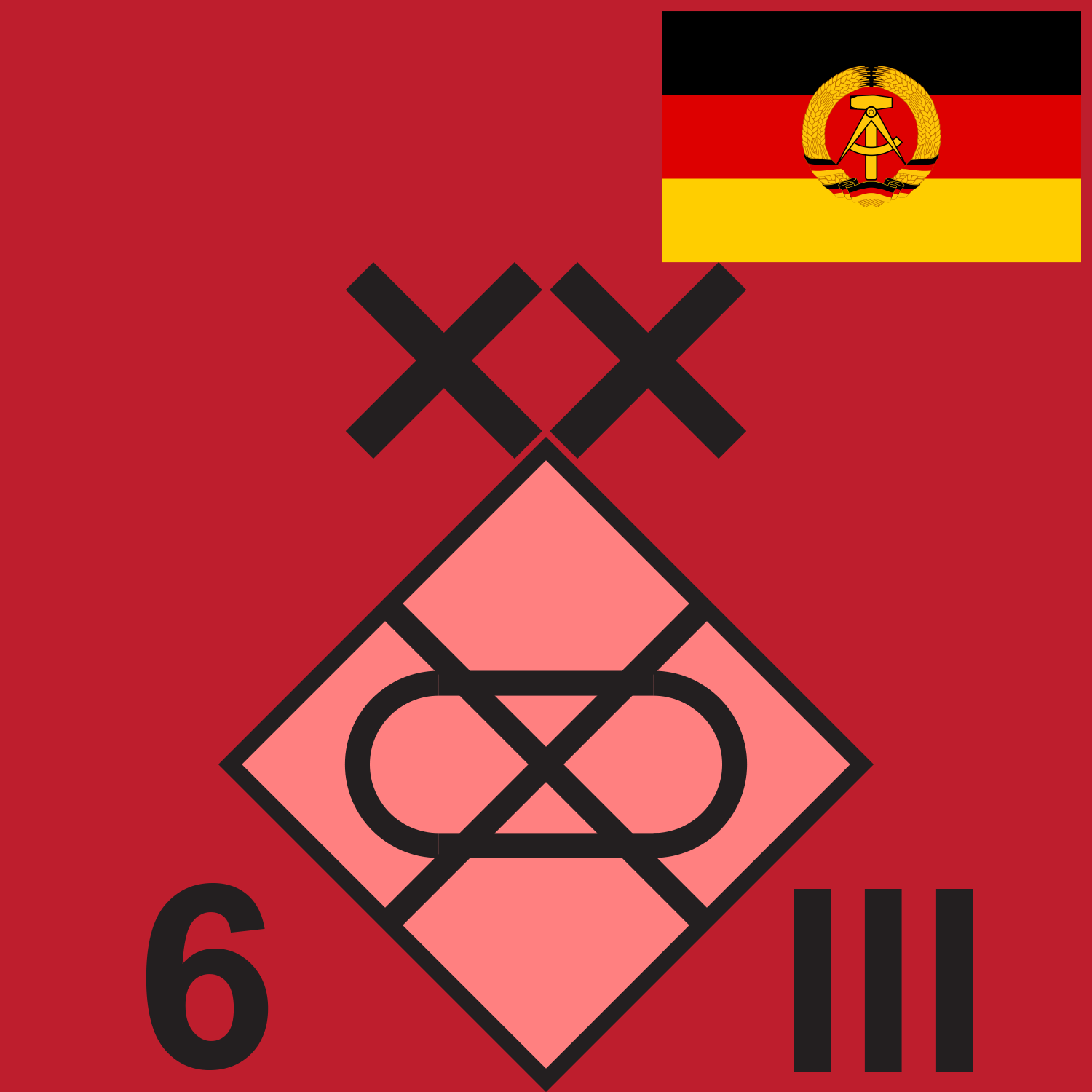 RED GDR 6 MRD 1989